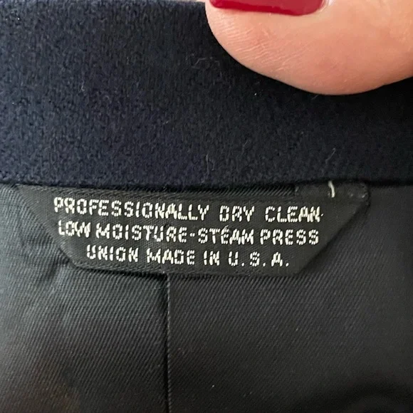 Mark Shale Union Made Vintage Navy Jacket size 14 - Picture 11 of 11